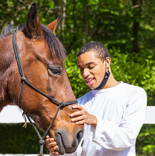 Young Man with Horse